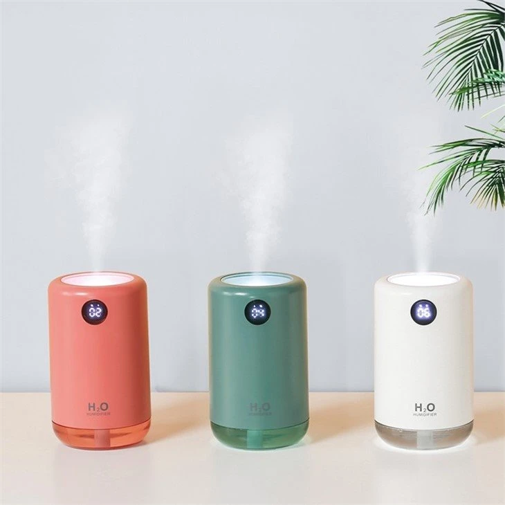 Wireless ultrasonic mini humidifier